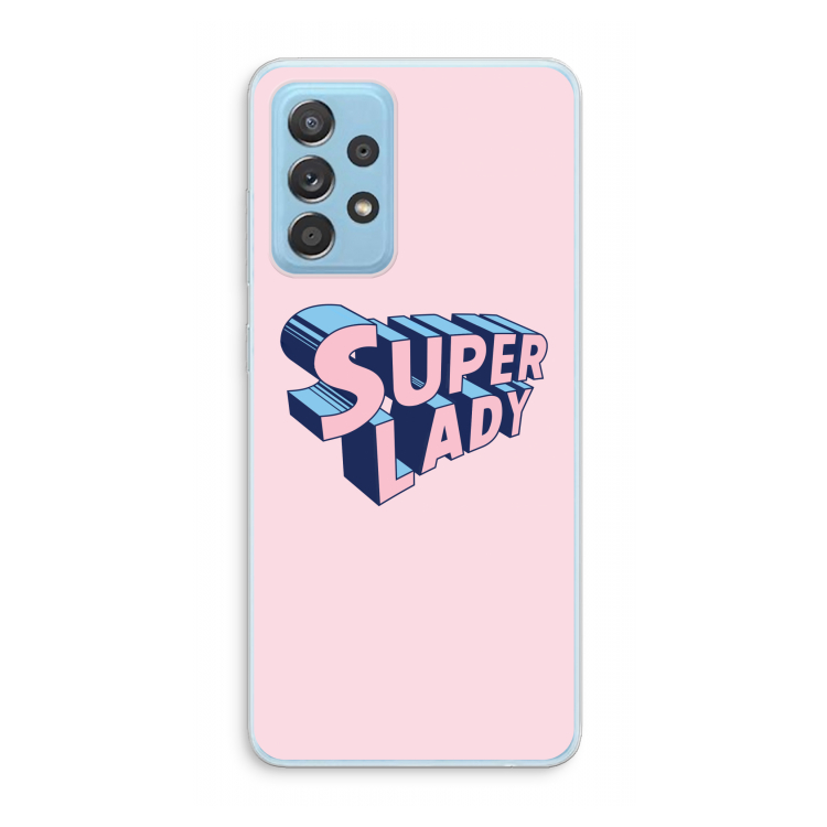 Superlady: Samsung Galaxy A73 Transparant Hoesje