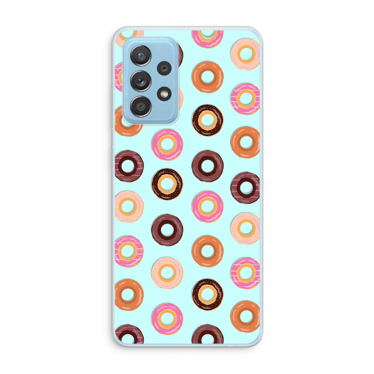 Donuts: Samsung Galaxy A73 Transparant Hoesje