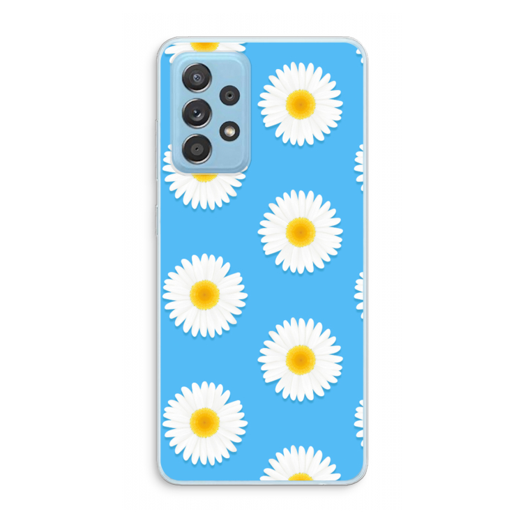 Margrietjes: Samsung Galaxy A73 Transparant Hoesje