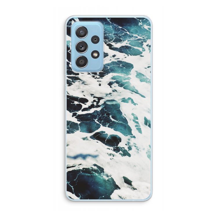 Golven: Samsung Galaxy A73 Transparant Hoesje