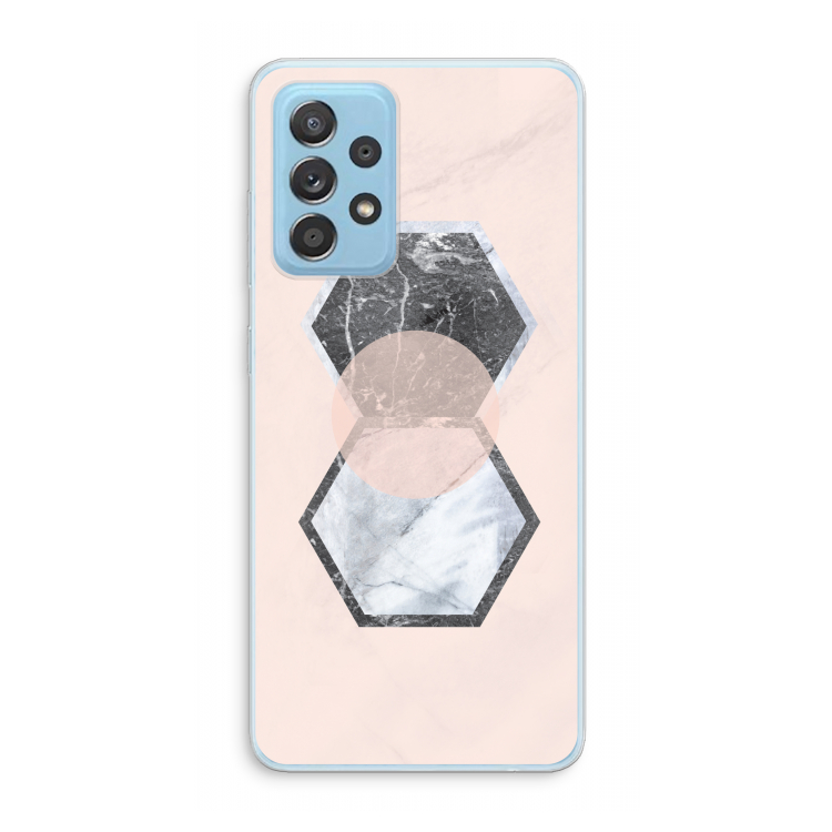 Creatieve toets: Samsung Galaxy A73 Transparant Hoesje