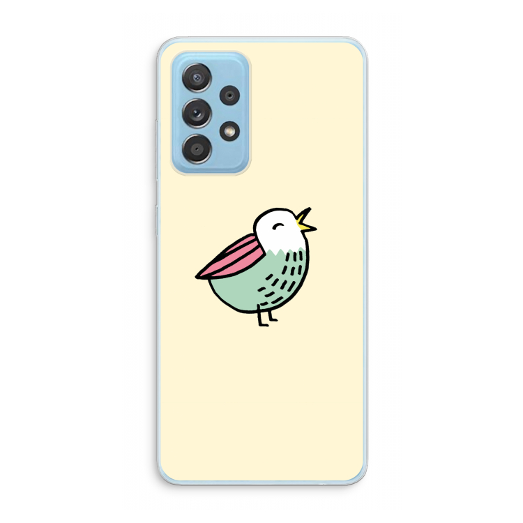 Birdy: Samsung Galaxy A73 Transparant Hoesje
