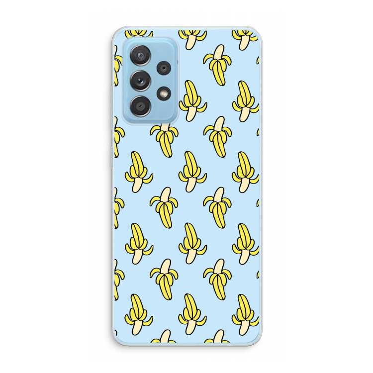 Bananas: Samsung Galaxy A73 Transparant Hoesje