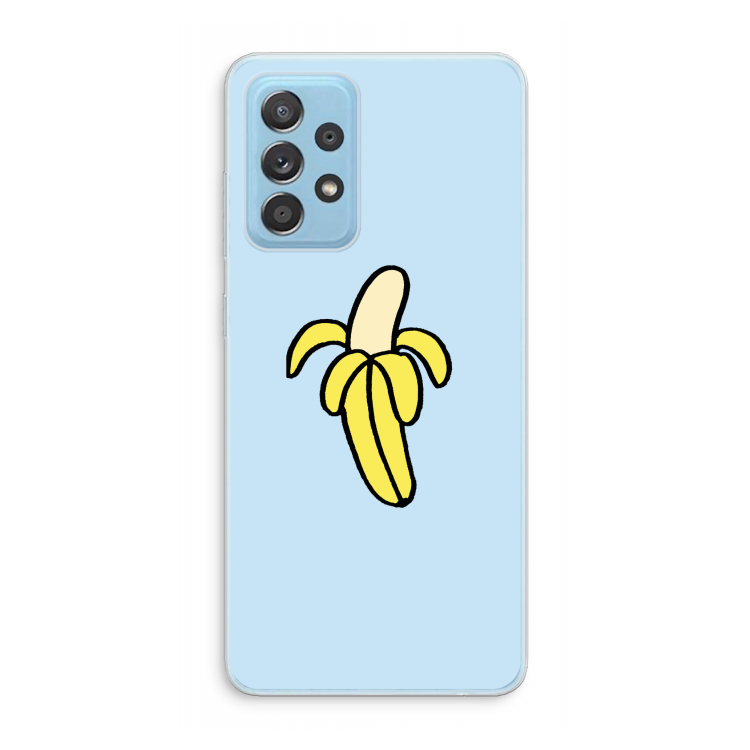 Banana: Samsung Galaxy A73 Transparant Hoesje