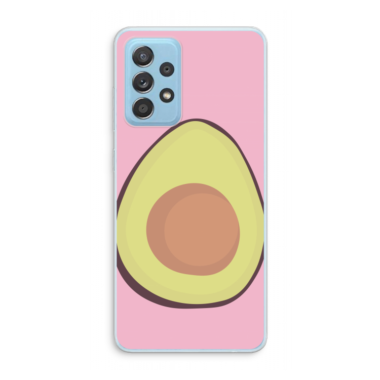 Avocado: Samsung Galaxy A73 Transparant Hoesje
