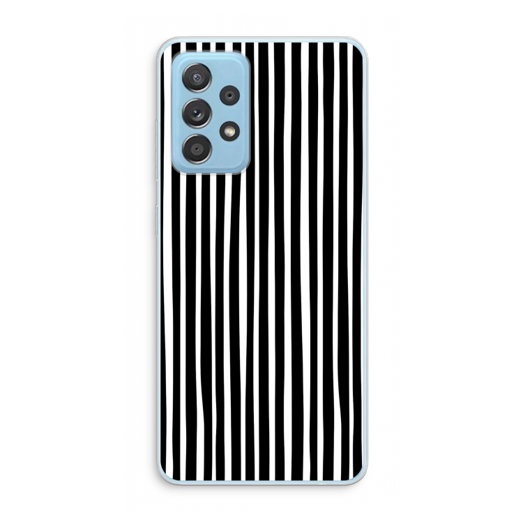 Stripes: Samsung Galaxy A73 Transparant Hoesje