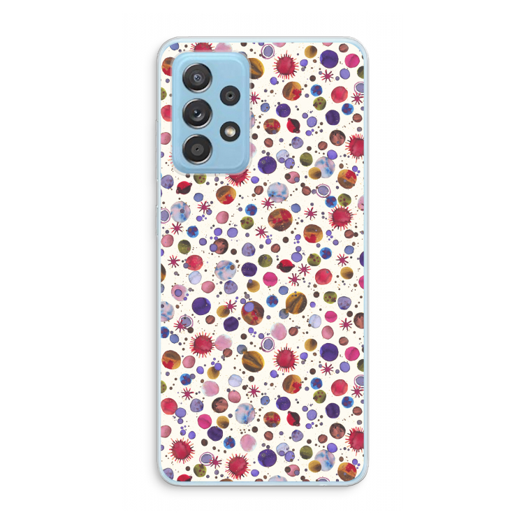 Planets Space: Samsung Galaxy A73 Transparant Hoesje