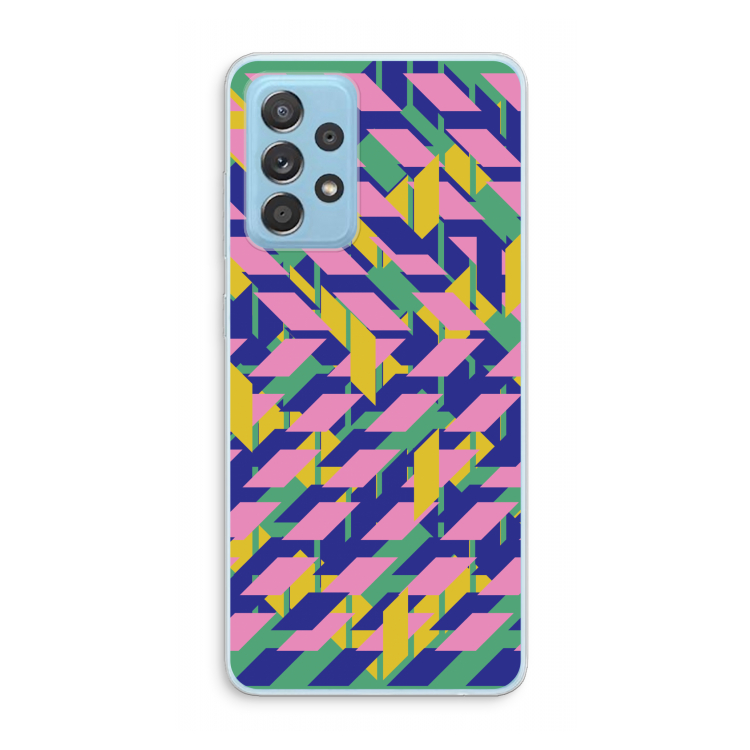 Skew Blush 1: Samsung Galaxy A73 Transparant Hoesje