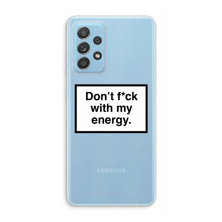 My energy: Samsung Galaxy A73 Transparant Hoesje