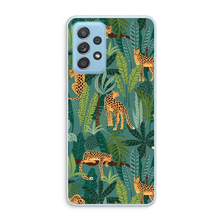 Luipaard 2: Samsung Galaxy A73 Transparant Hoesje