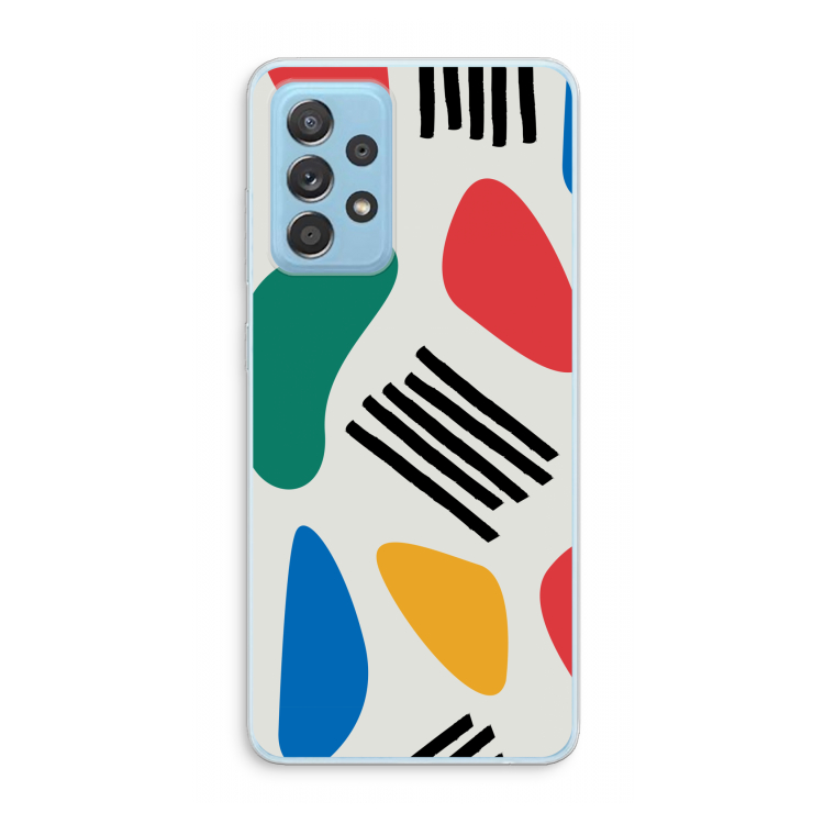 Illustratieve pop 1: Samsung Galaxy A73 Transparant Hoesje