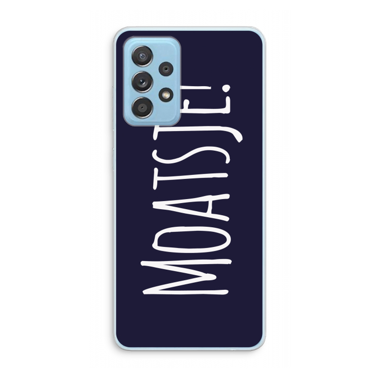 Moatsje!: Samsung Galaxy A73 Transparant Hoesje