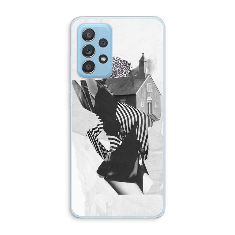 House: Samsung Galaxy A73 Transparant Hoesje
