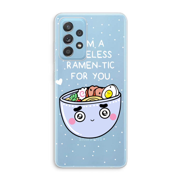 I'm A Hopeless Ramen-Tic For You: Samsung Galaxy A73 Transparant Hoesje