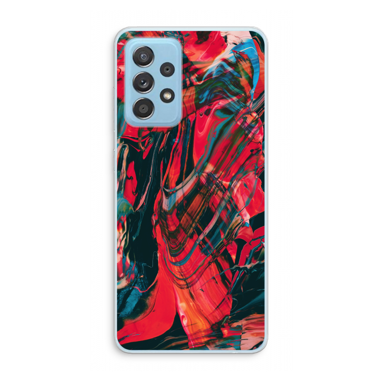Endless Descent: Samsung Galaxy A73 Transparant Hoesje