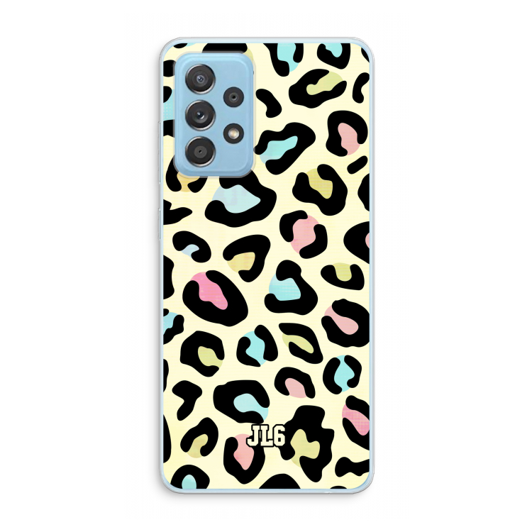 Leopard pattern: Samsung Galaxy A73 Transparant Hoesje