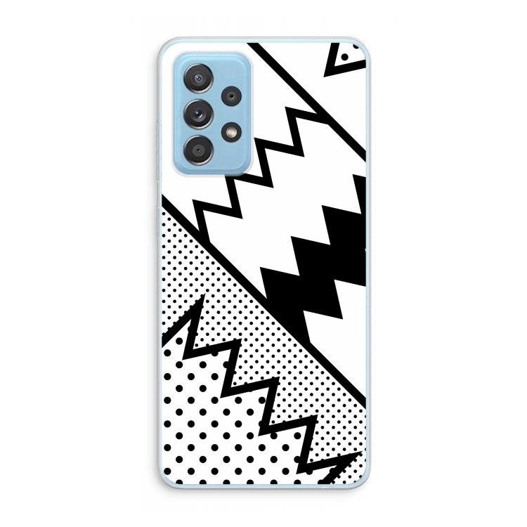 Pop Art #5: Samsung Galaxy A73 Transparant Hoesje