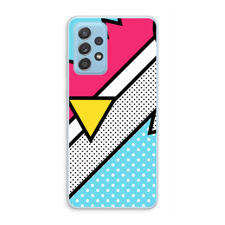 Pop Art #3: Samsung Galaxy A73 Transparant Hoesje