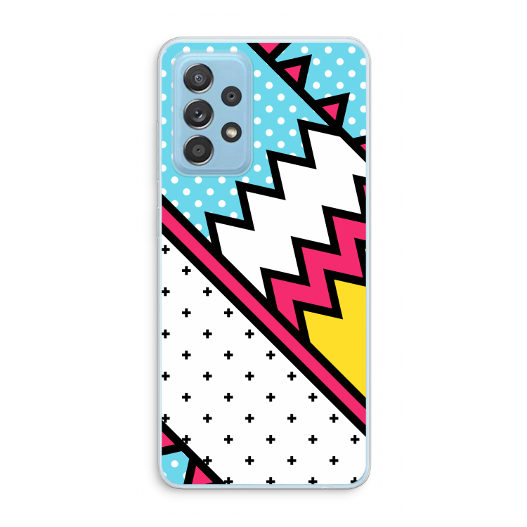 Pop Art #2: Samsung Galaxy A73 Transparant Hoesje