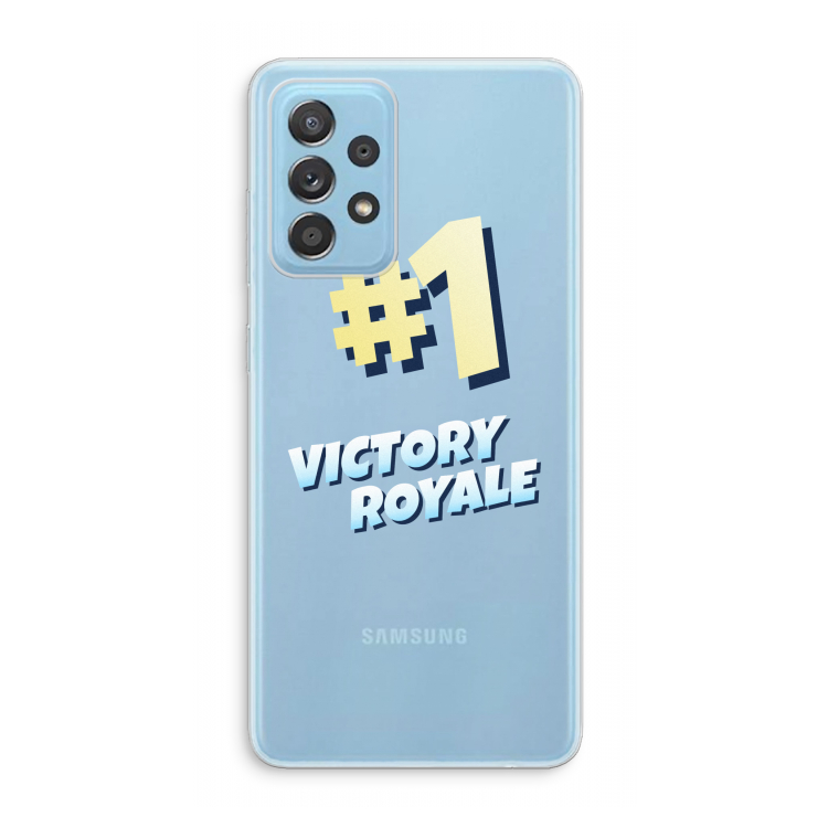 Victory Royale: Samsung Galaxy A73 Transparant Hoesje