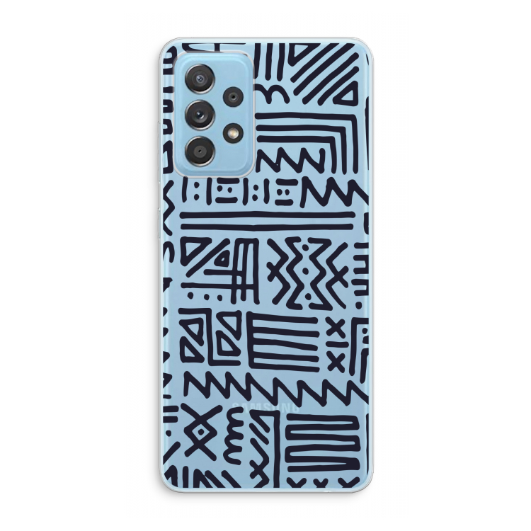 Marrakech print: Samsung Galaxy A73 Transparant Hoesje