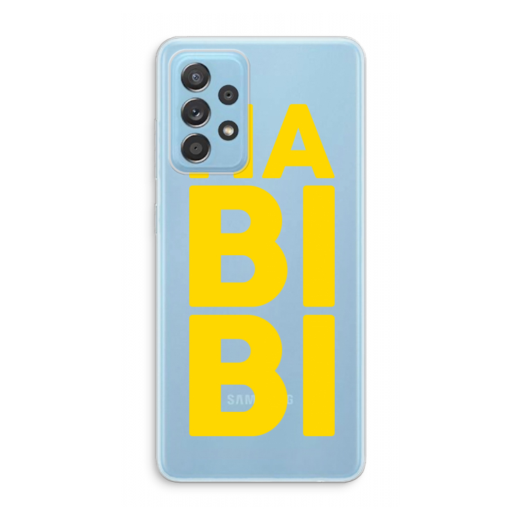 Habibi Majorelle : Samsung Galaxy A73 Transparant Hoesje