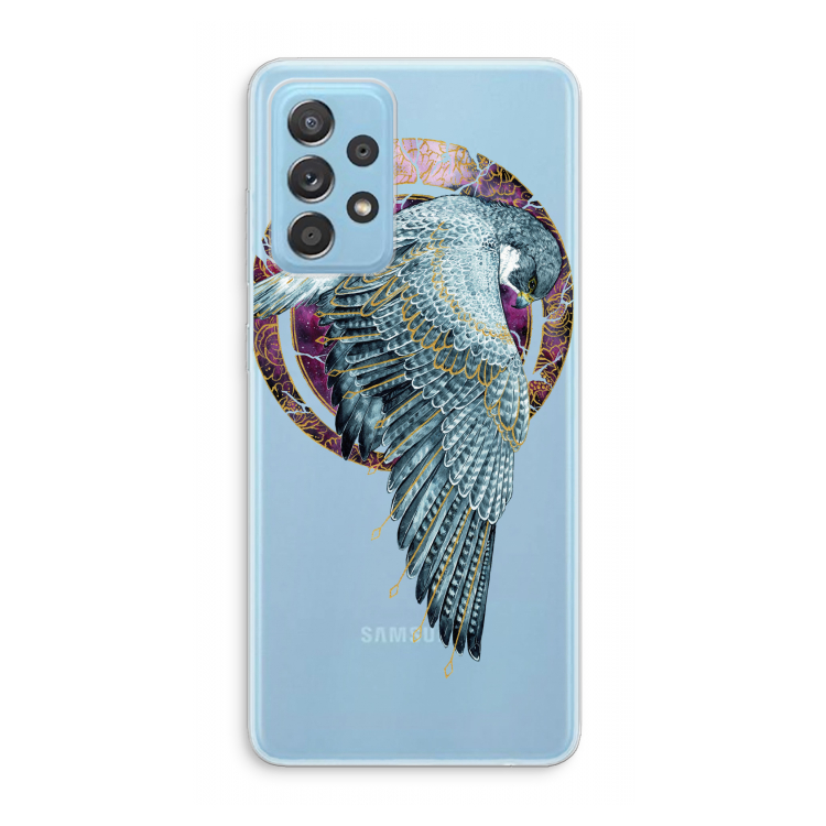 Golden Falcon: Samsung Galaxy A73 Transparant Hoesje