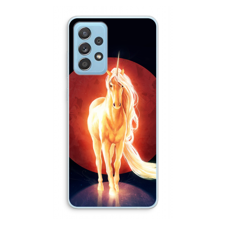 Last Unicorn: Samsung Galaxy A73 Transparant Hoesje
