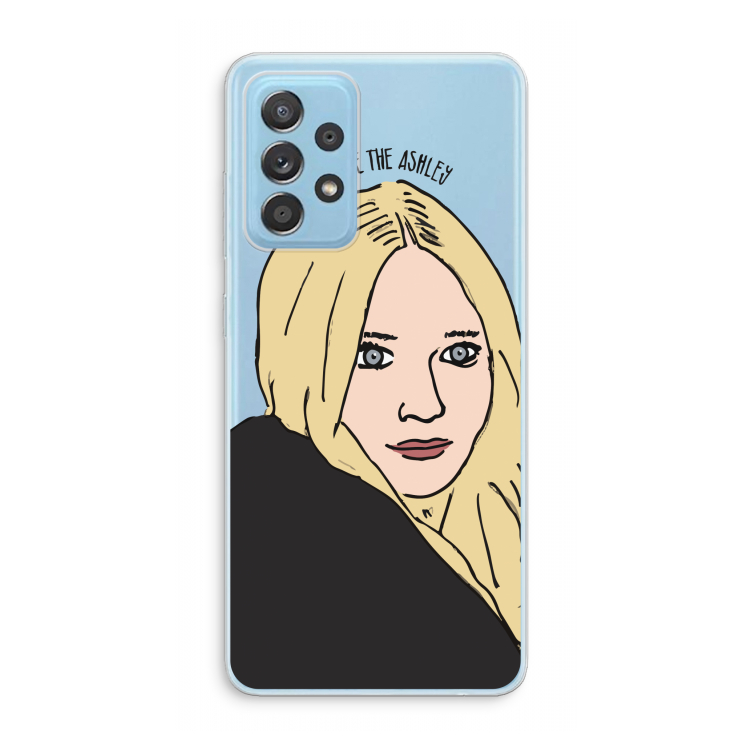 Ashley: Samsung Galaxy A73 Transparant Hoesje