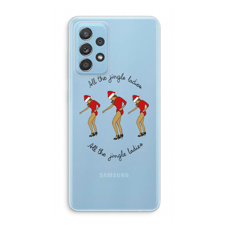 Jingle Ladies: Samsung Galaxy A73 Transparant Hoesje