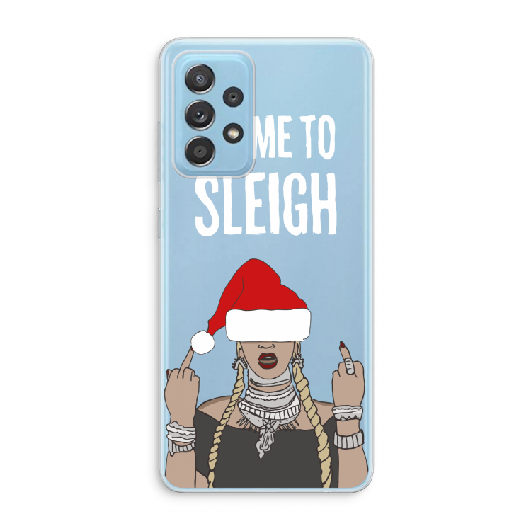 Came To Sleigh: Samsung Galaxy A73 Transparant Hoesje