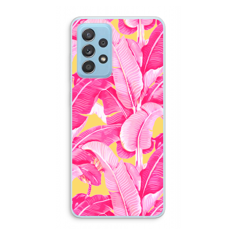Pink Banana: Samsung Galaxy A73 Transparant Hoesje