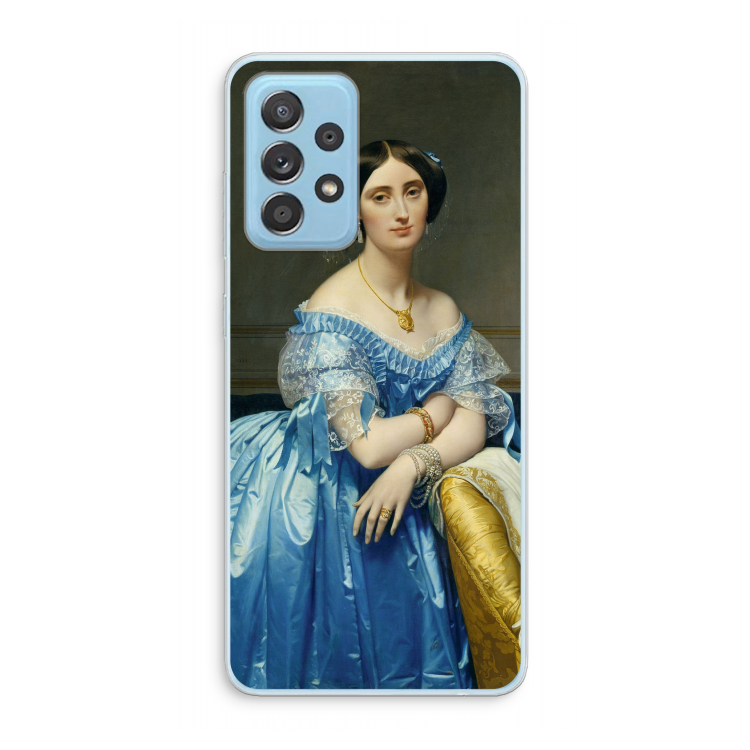 Eleonore: Samsung Galaxy A73 Transparant Hoesje