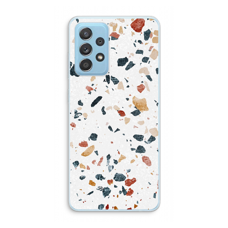 Terrazzo N°4: Samsung Galaxy A73 Transparant Hoesje