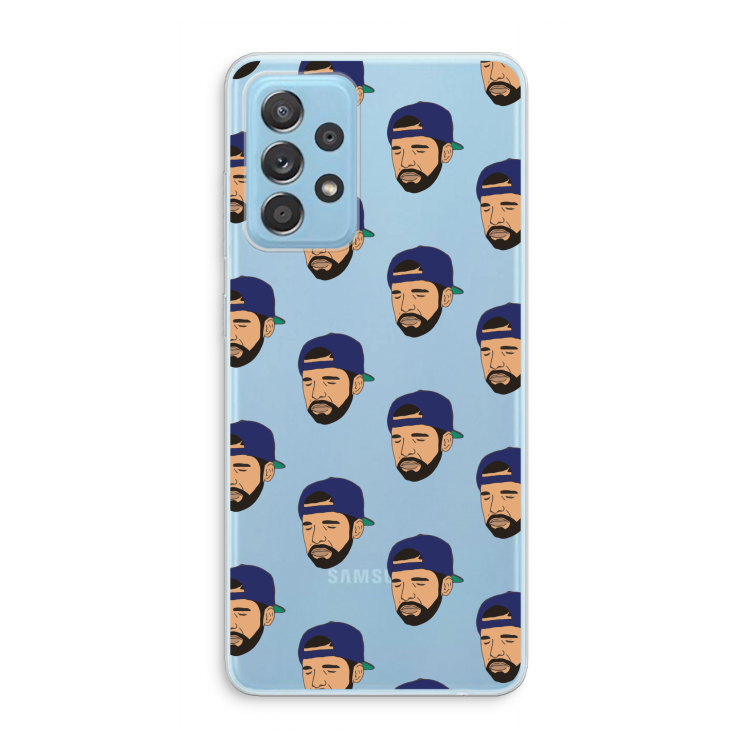Drake Away: Samsung Galaxy A73 Transparant Hoesje