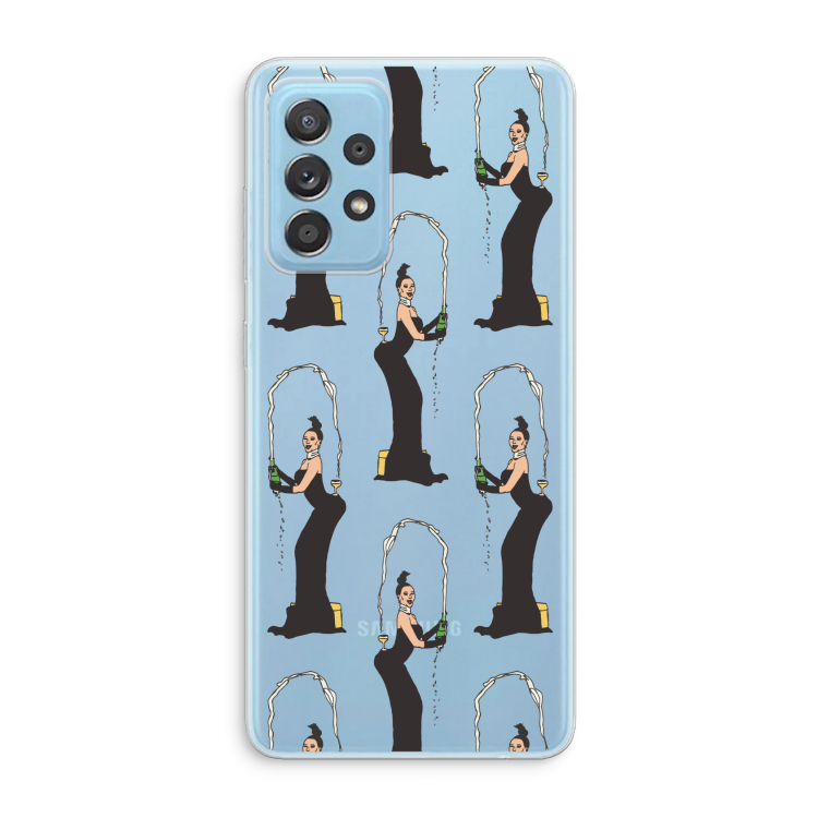 Pop Some Kim: Samsung Galaxy A73 Transparant Hoesje