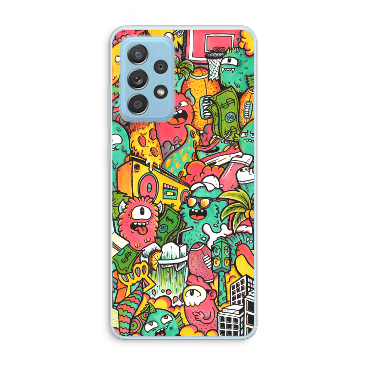 Vexx City: Samsung Galaxy A73 Transparant Hoesje