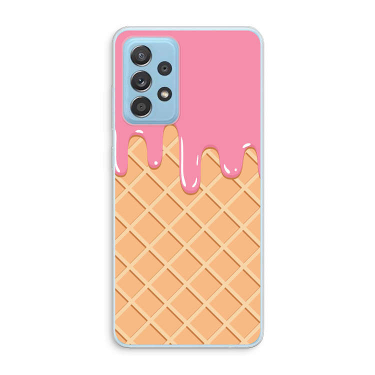 Ice cream: Samsung Galaxy A73 Transparant Hoesje