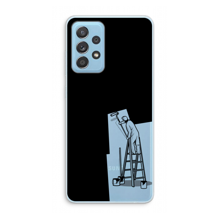 Musketon Painter: Samsung Galaxy A73 Transparant Hoesje