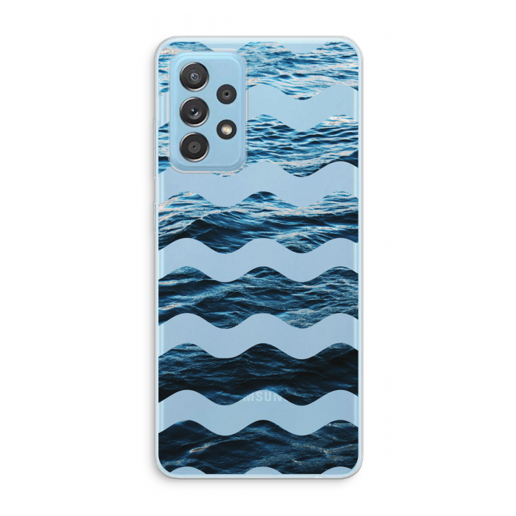 Oceaan: Samsung Galaxy A73 Transparant Hoesje