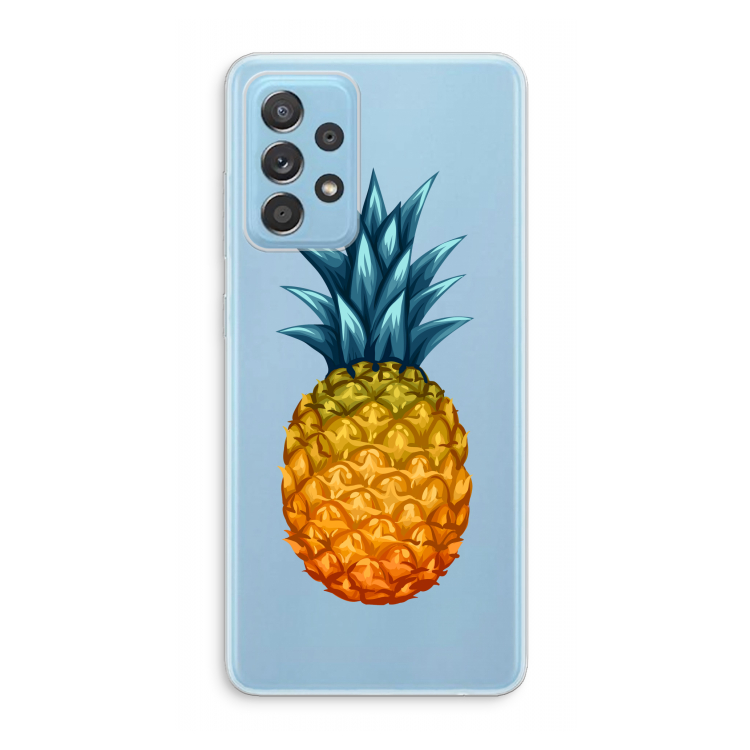 Grote ananas: Samsung Galaxy A73 Transparant Hoesje