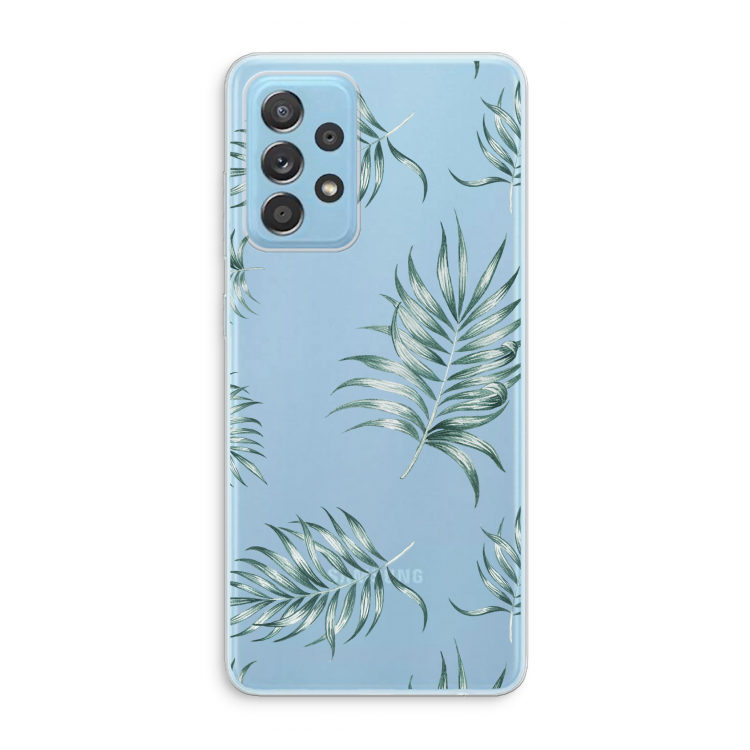 Simple leaves: Samsung Galaxy A73 Transparant Hoesje