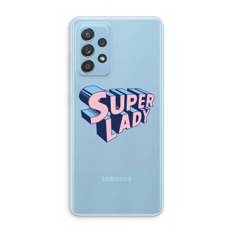 Superlady: Samsung Galaxy A73 Transparant Hoesje