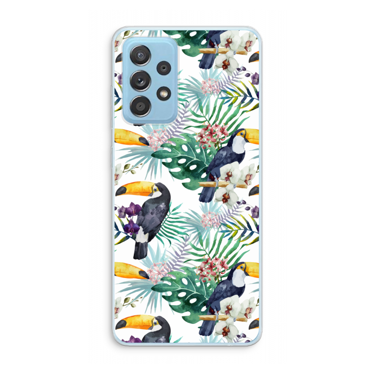 Tukans: Samsung Galaxy A73 Transparant Hoesje