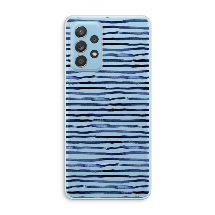 Verrassende lijnen: Samsung Galaxy A73 Transparant Hoesje