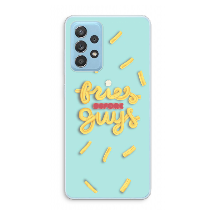 Always fries: Samsung Galaxy A73 Transparant Hoesje