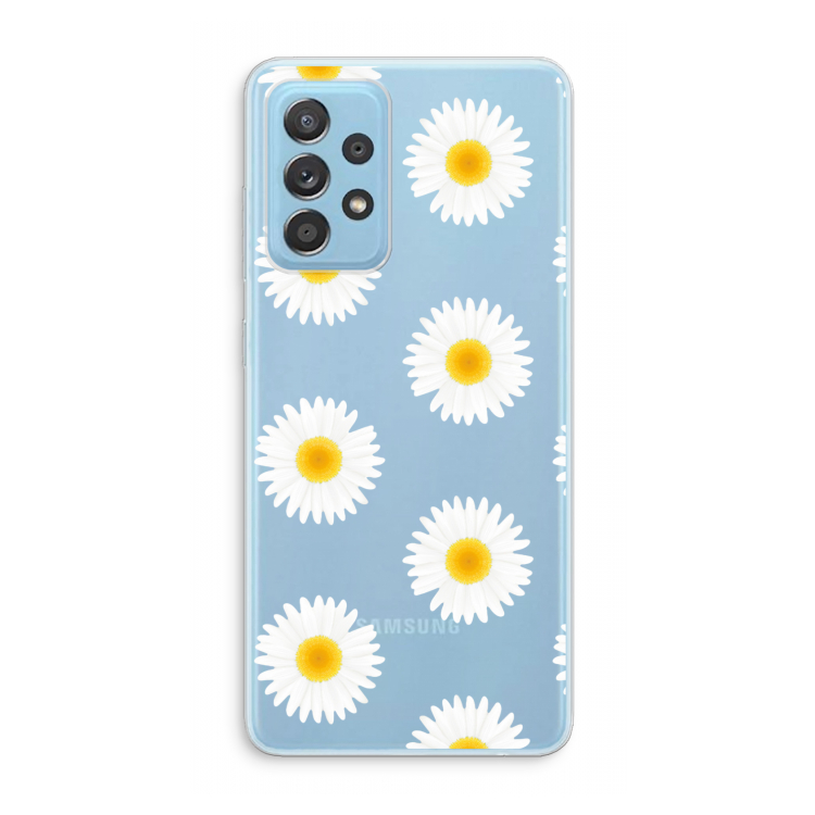 Margrietjes: Samsung Galaxy A73 Transparant Hoesje
