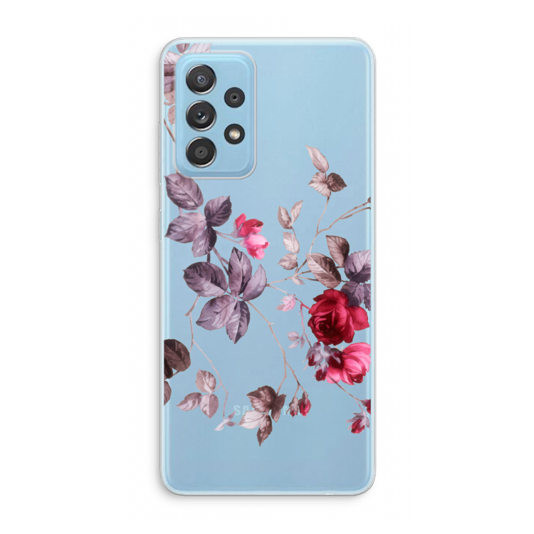 Mooie bloemen: Samsung Galaxy A73 Transparant Hoesje