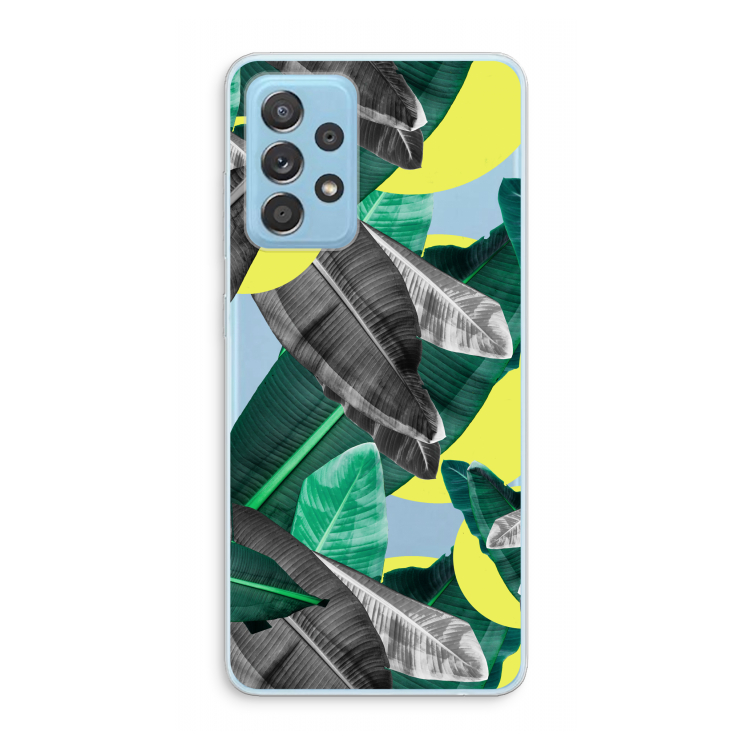 Fantasie jungle: Samsung Galaxy A73 Transparant Hoesje