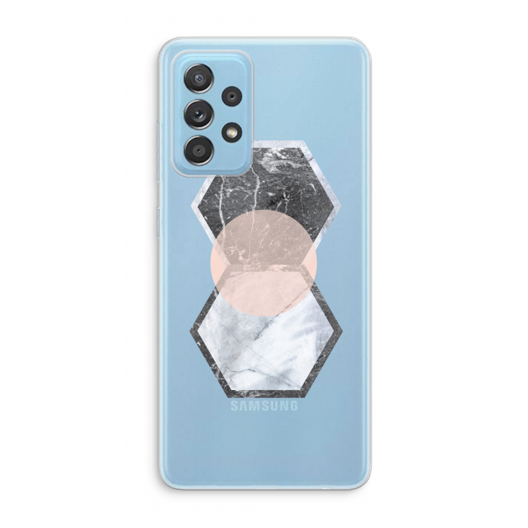 Creatieve toets: Samsung Galaxy A73 Transparant Hoesje